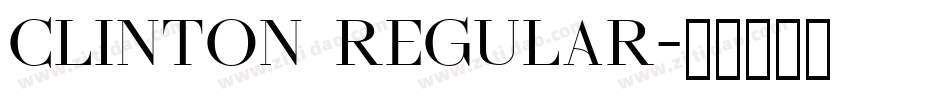 CLINTON Regular字体转换